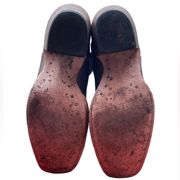 Reyme Boots Women’s Western Cowboy Cowgirl Square Toe Brown & Red  Pull-On - Picture 8 of 8